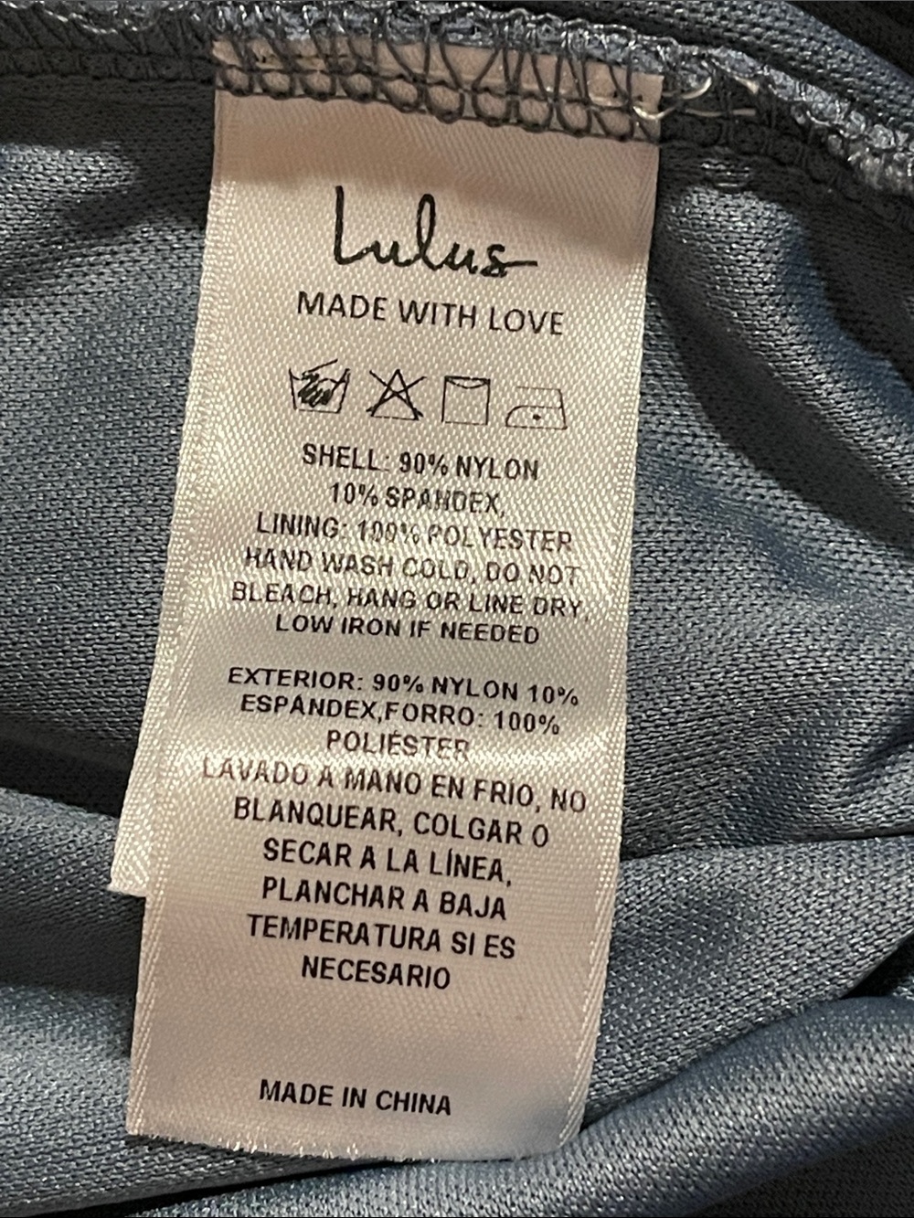 Lulu's Dusty Blue Ruched Cowl-Neck Midi Dress - Picture 4 of 5